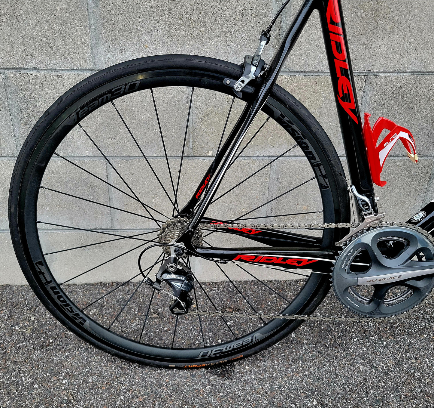 Ridley Fenix C Team (58cm) Carbon Road Bike Dura-Ace/Ultegra +Helmet