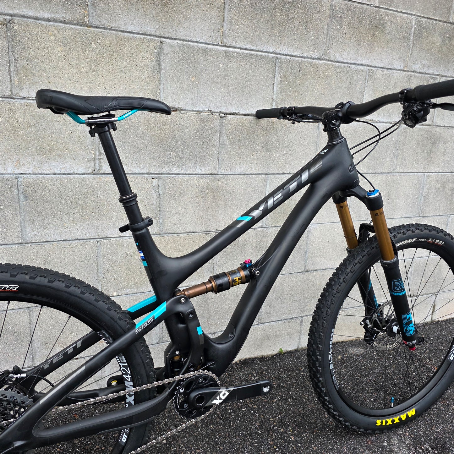 Yeti SB5 Turq 27.5 Carbon (Size Medium) SRAM XO, FOX Factory