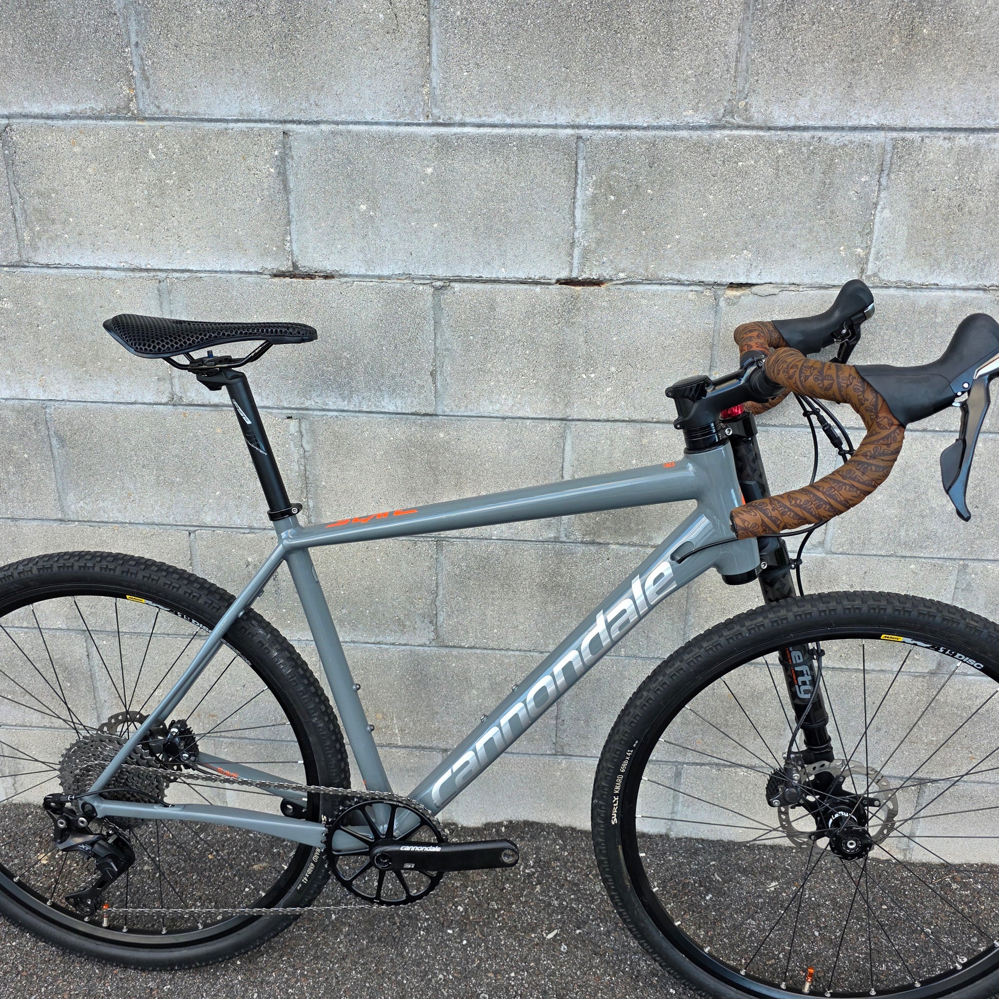 slate gravel bike Cannondale Slate Gravel Bike (Large) Lefty Oliver Carbon 1x11 – South Tampa Bicycle Co