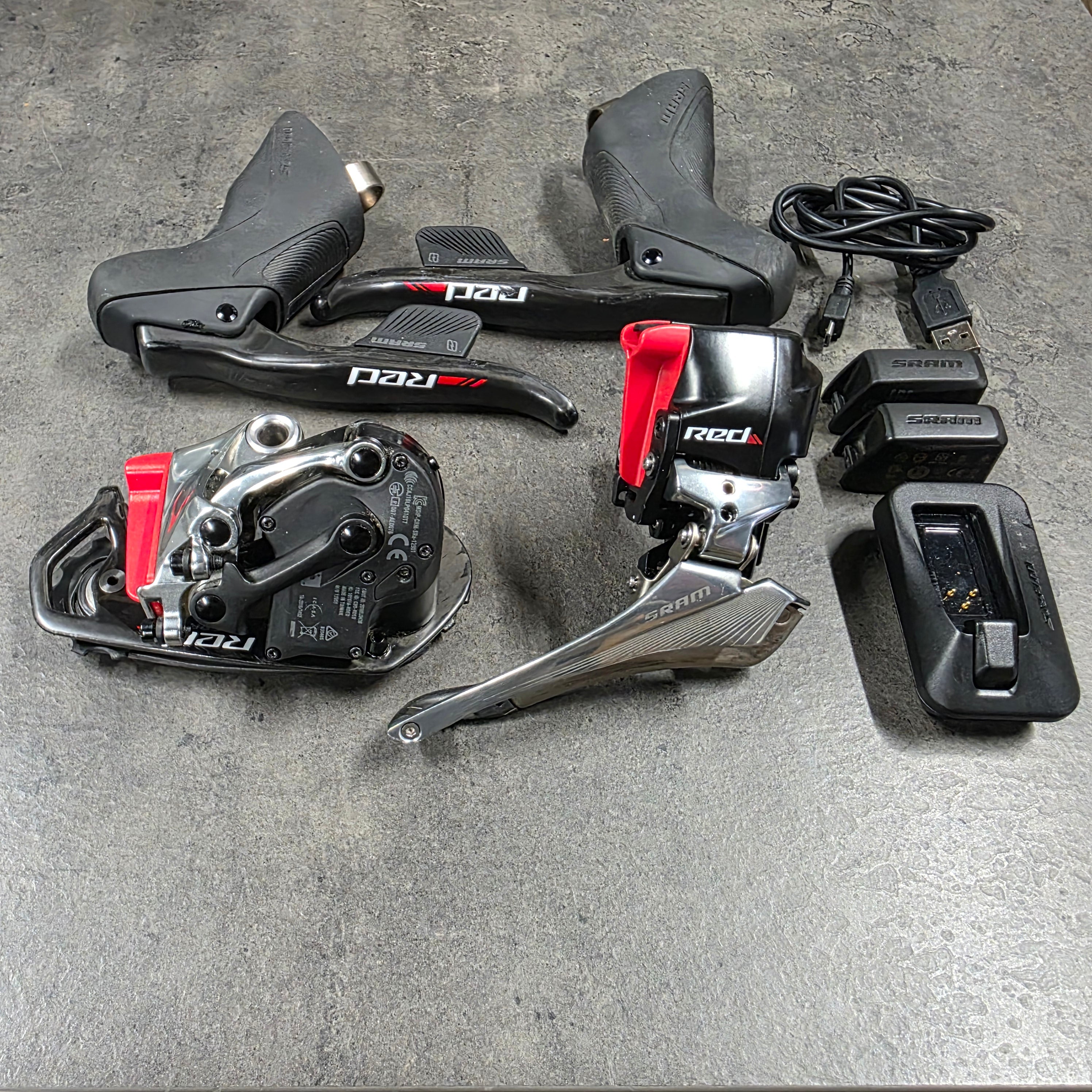 SRAM Red Etap AXS Electronic Wireless 11 Speed Groupset Rim Brake