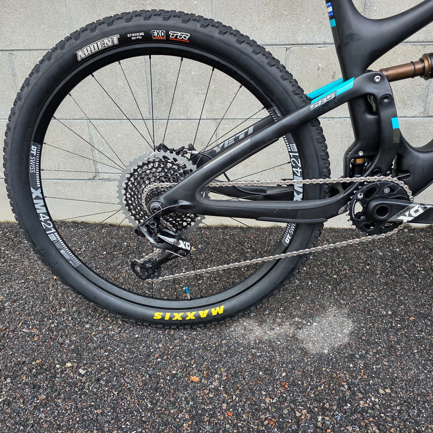 Yeti SB5 Turq 27.5 Carbon (Size Medium) SRAM XO, FOX Factory