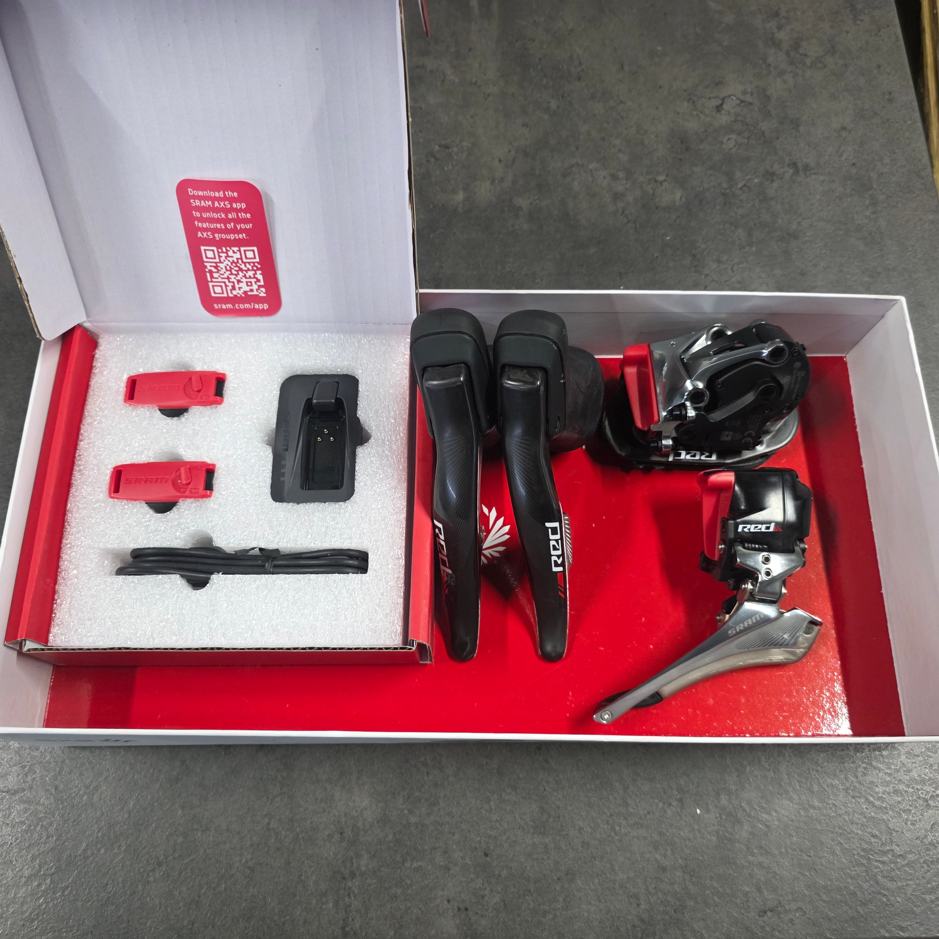 sram red etap 電動変速 2x11S WiFLiモデル3点セット SRAM Red Etap AXS Wireless 11 spd groupset – South Tampa Bicycle Co.