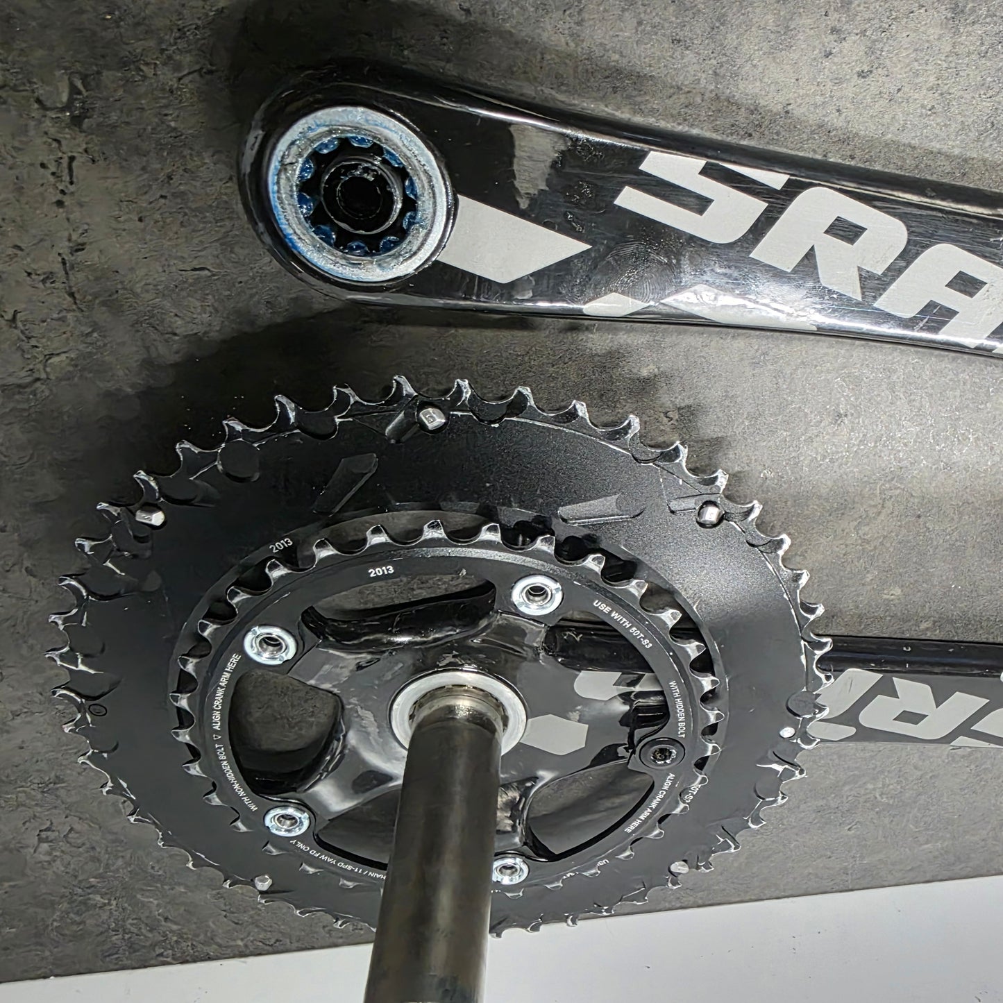 SRAM RED Carbon Crankset 2x 50/34 Gxp 175mm