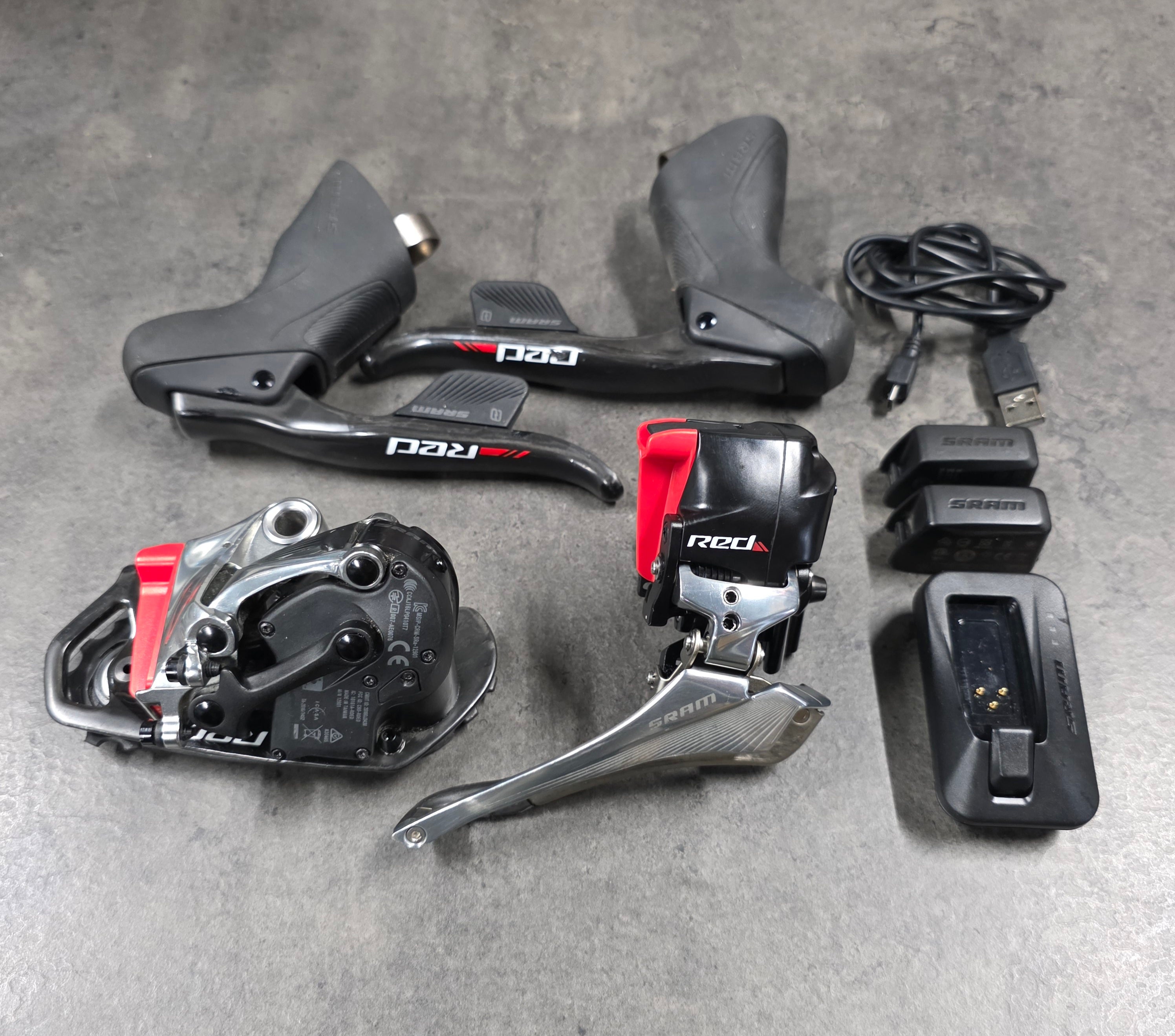 SRAM Red Etap AXS Electronic Wireless 11 Speed Groupset Rim Brake