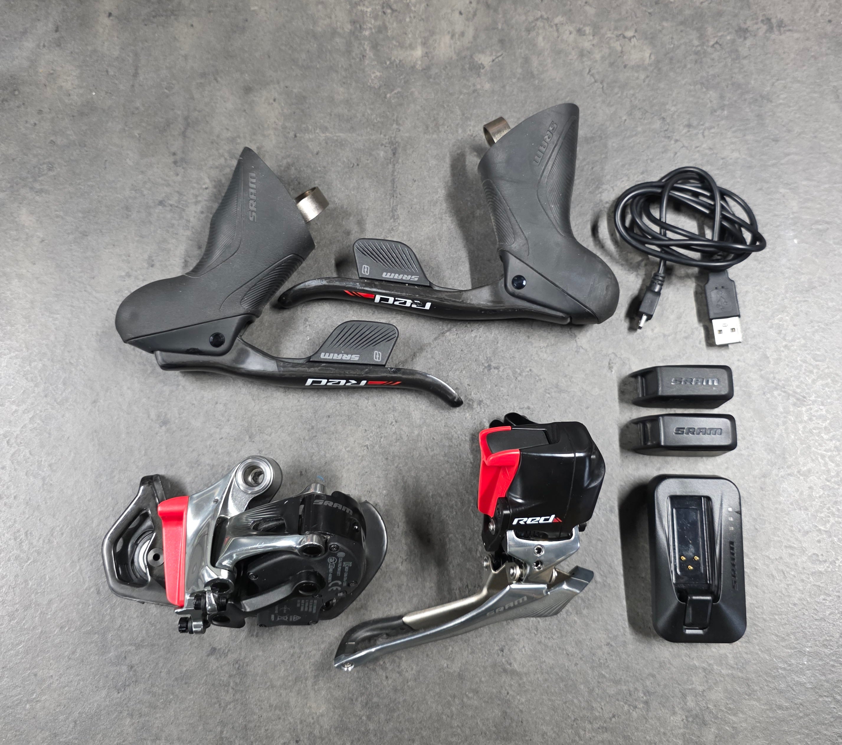 SRAM Red Etap AXS Electronic Wireless 11 Speed Groupset Rim Brake