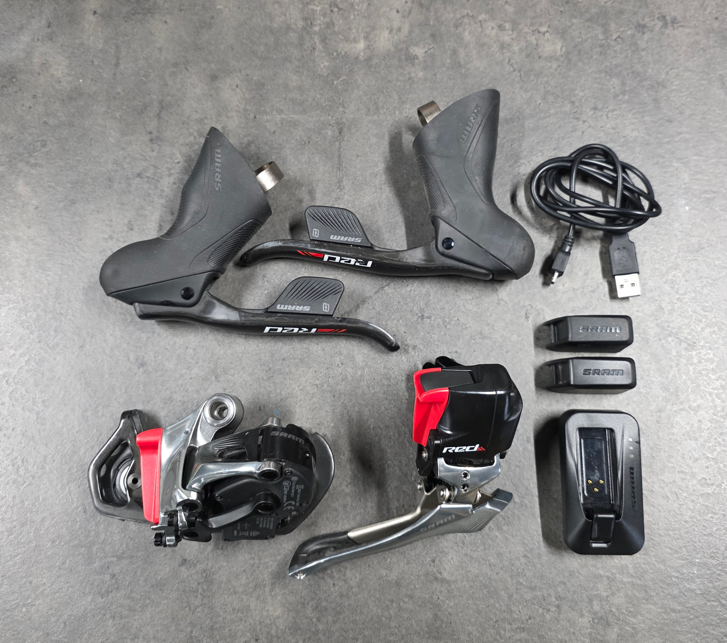 SRAM Red Etap AXS Electronic Wireless 11 Speed Groupset Rim Brake
