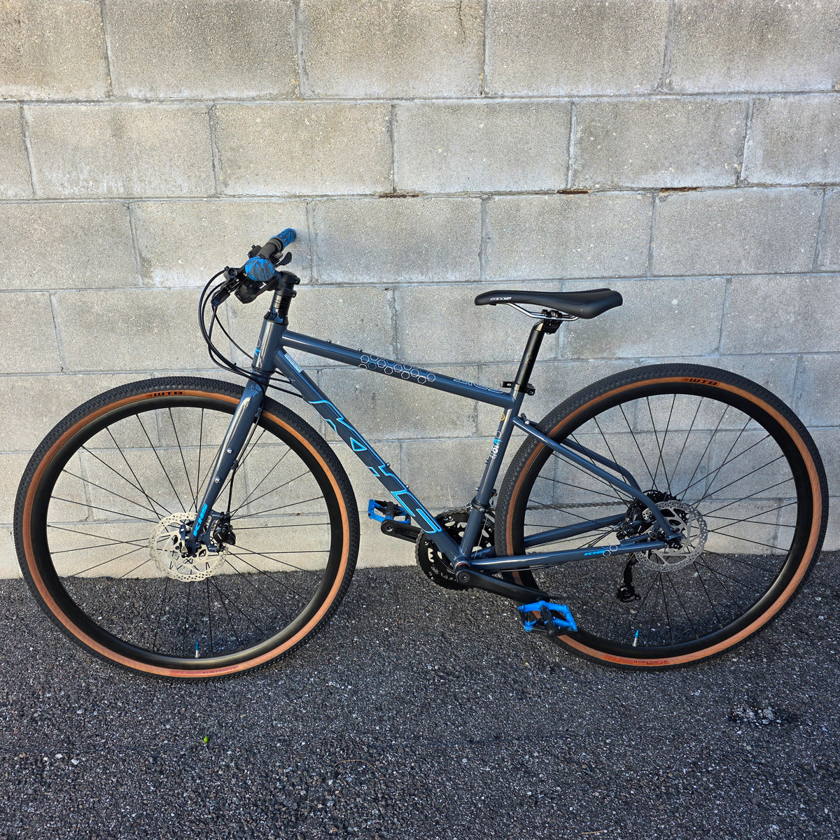 KHS Grit 55 (XS Extra Small) Steel Flat Bar Gravel Bike