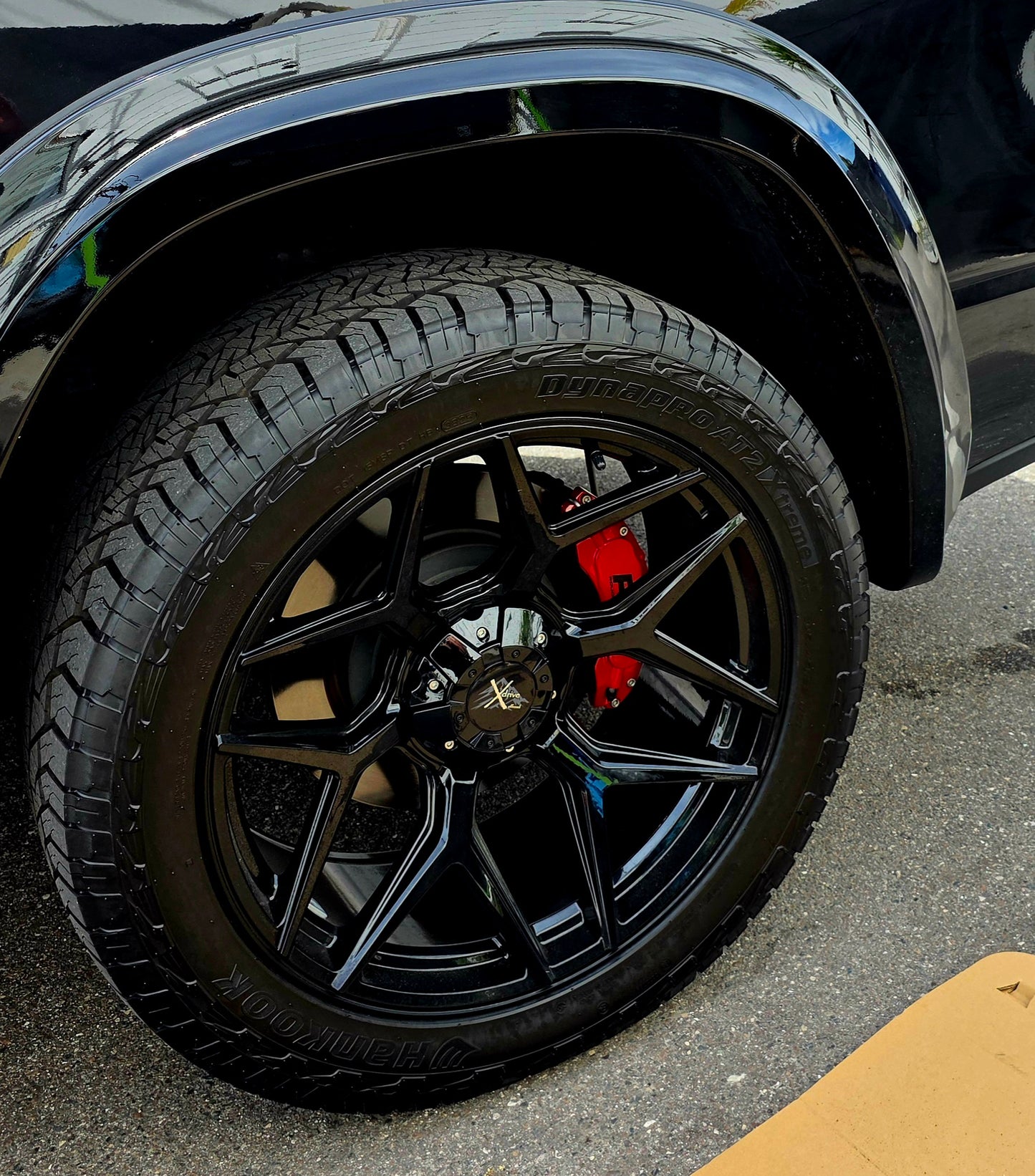 22" Wheels and Hankook Dynapro AT2 Xtreme RF12 305/45r22 tires RAM Chevy 6x139.7 6x135