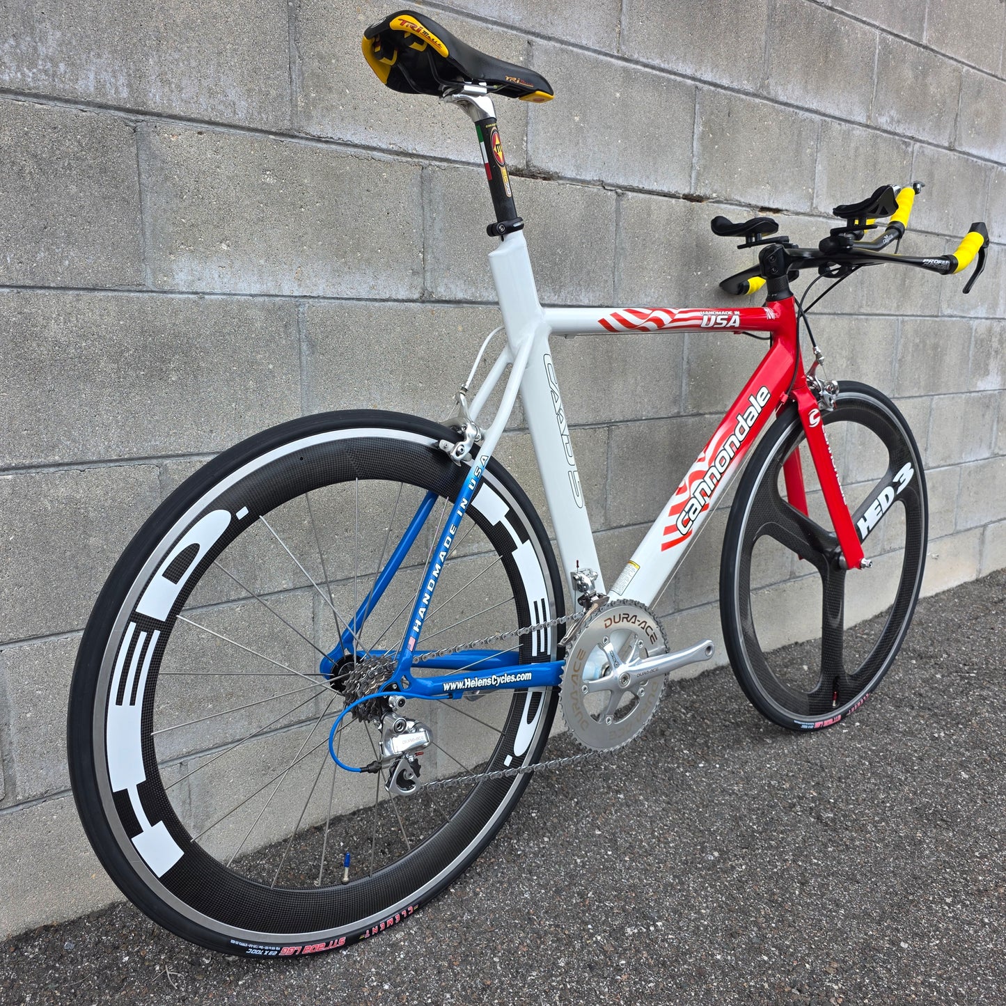 2002 Cannondale 9/11 Memorial Edition Ironman TT Tri Bike 58cm (Ultra Rare, 1 of 12)