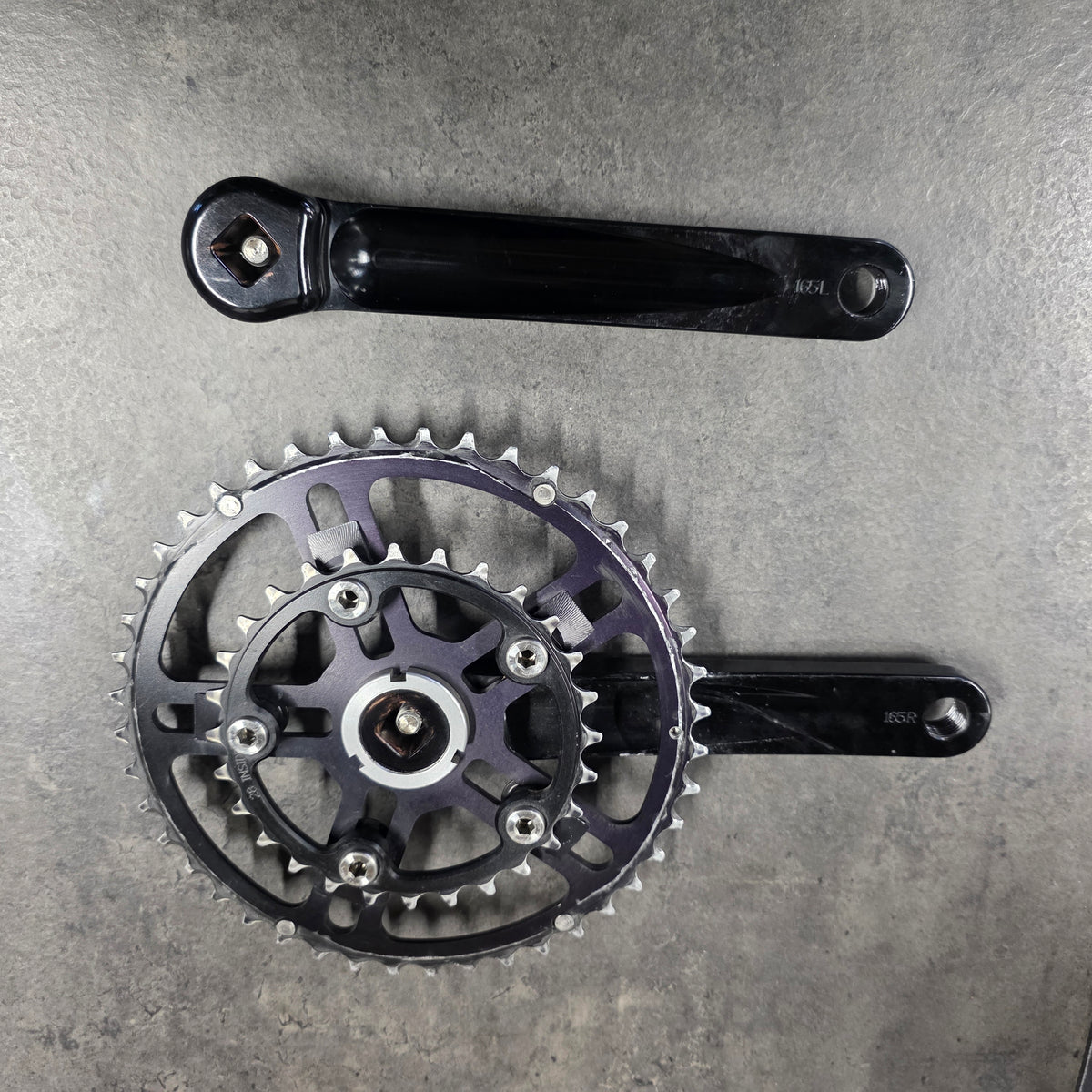 White Industries Crankset 165mm 44/28 double