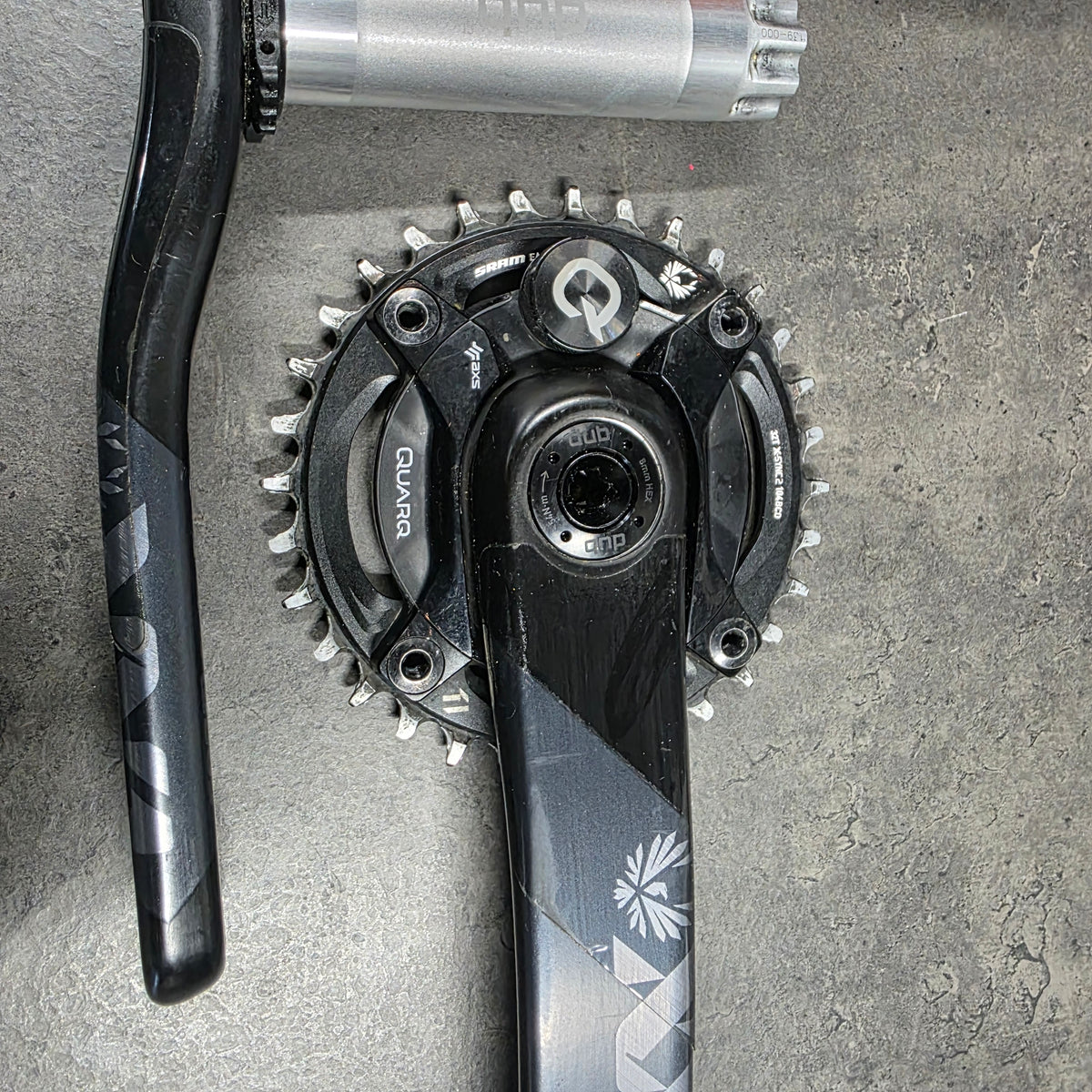 SRAM XX1 QUARQ Powermeter Crankset 32t 170mm 8 bolt AXS