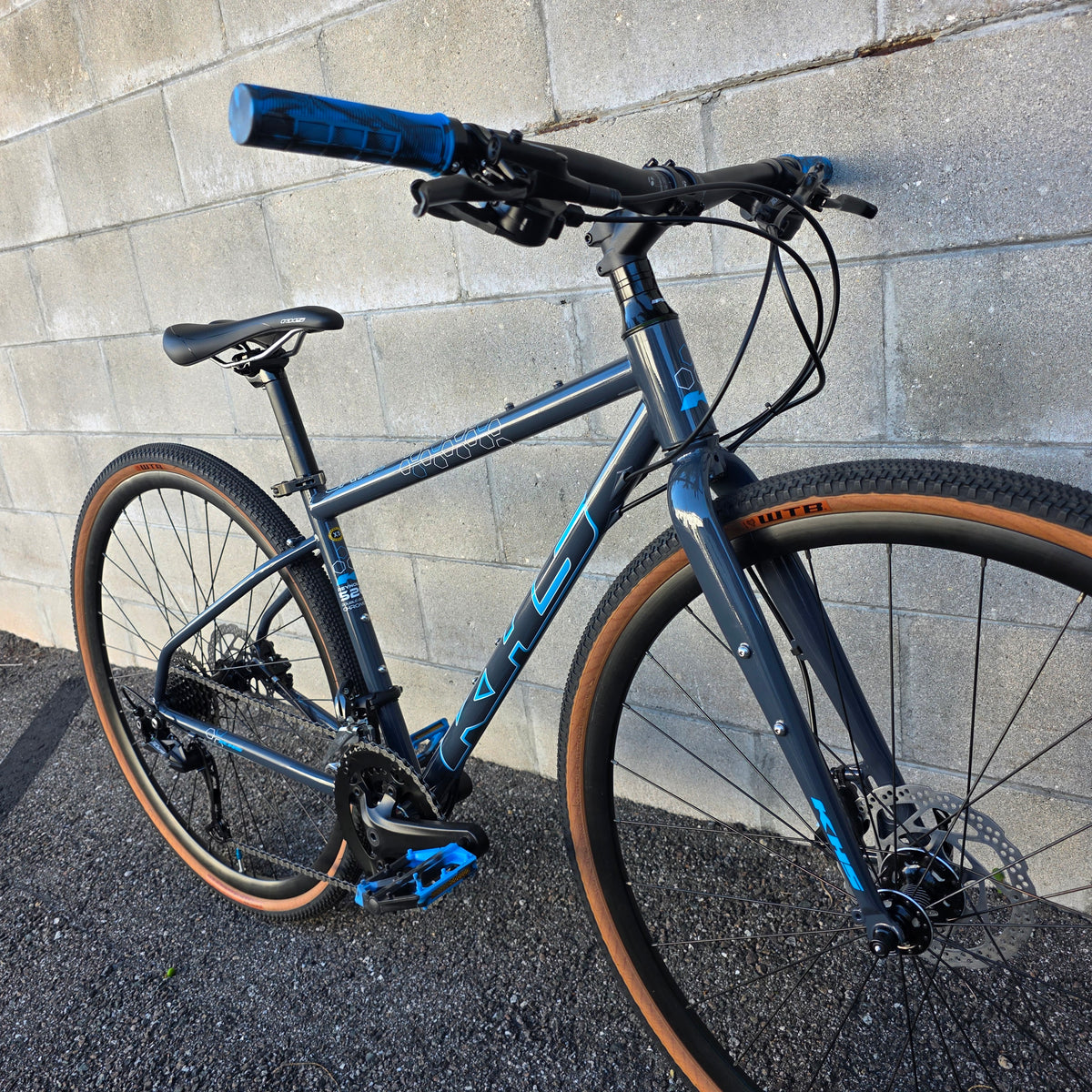 KHS Grit 55 (XS Extra Small) Steel Flat Bar Gravel Bike