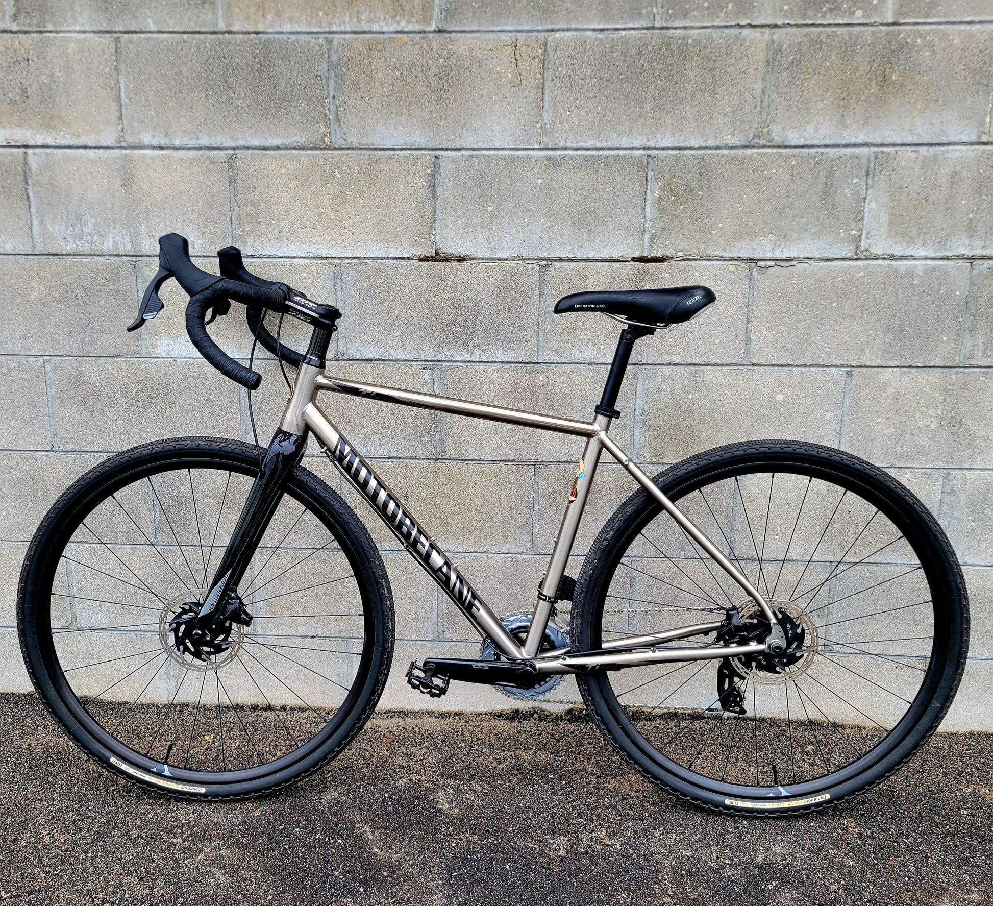 gravel bike 64 2021 Motobecane Century Ti Gravel Bike For Howard AXS + W/ Trek Road B – South Tampa Bicycle Co