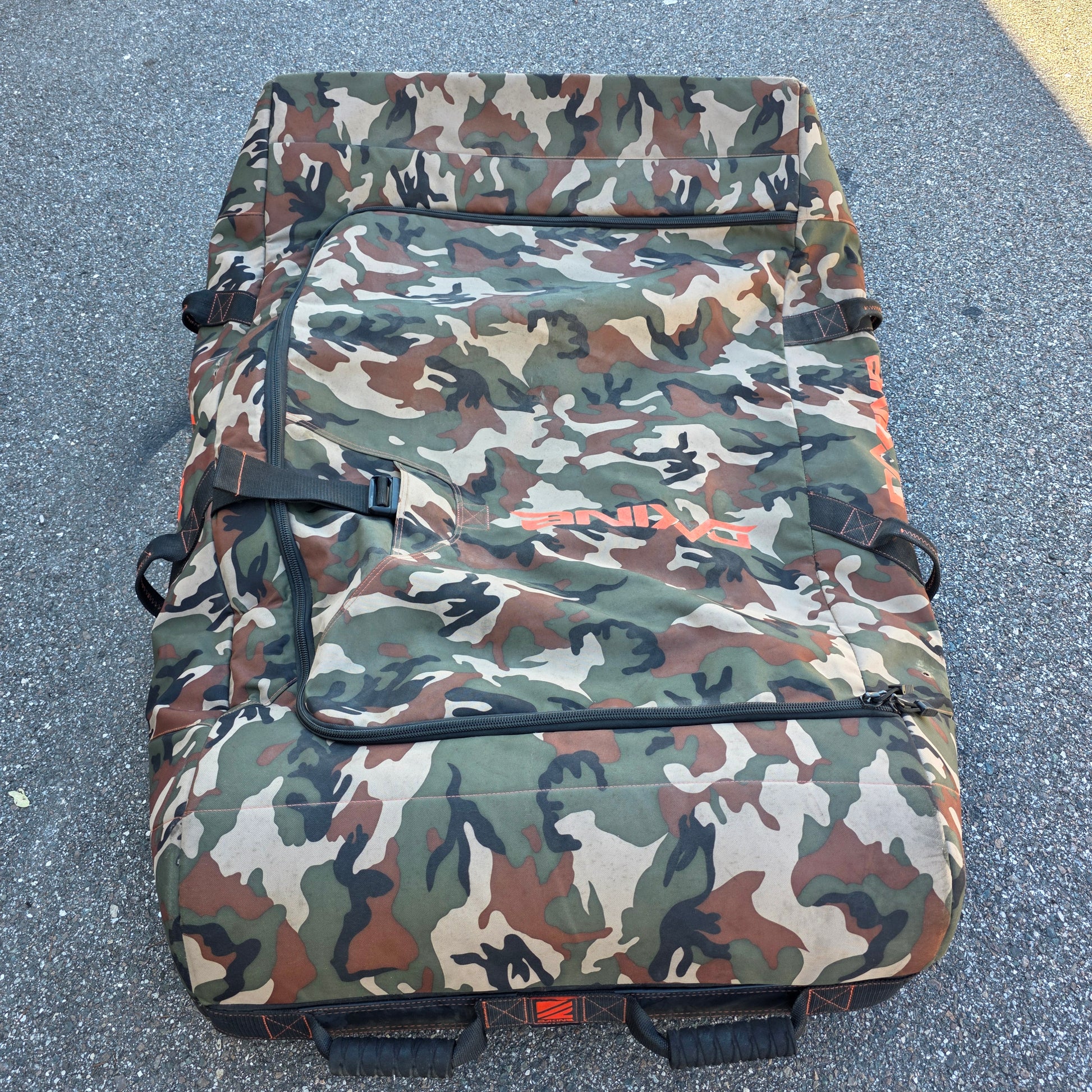 fahrradtasche camouflage Dakine Bike Travel Bag