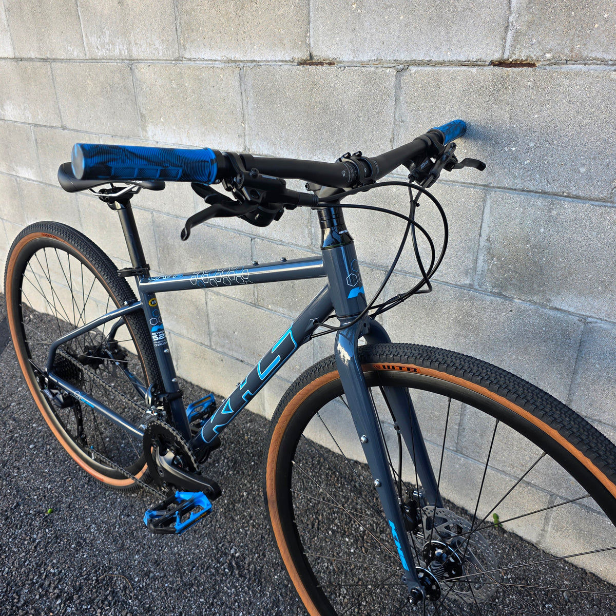 KHS Grit 55 (XS Extra Small) Steel Flat Bar Gravel Bike