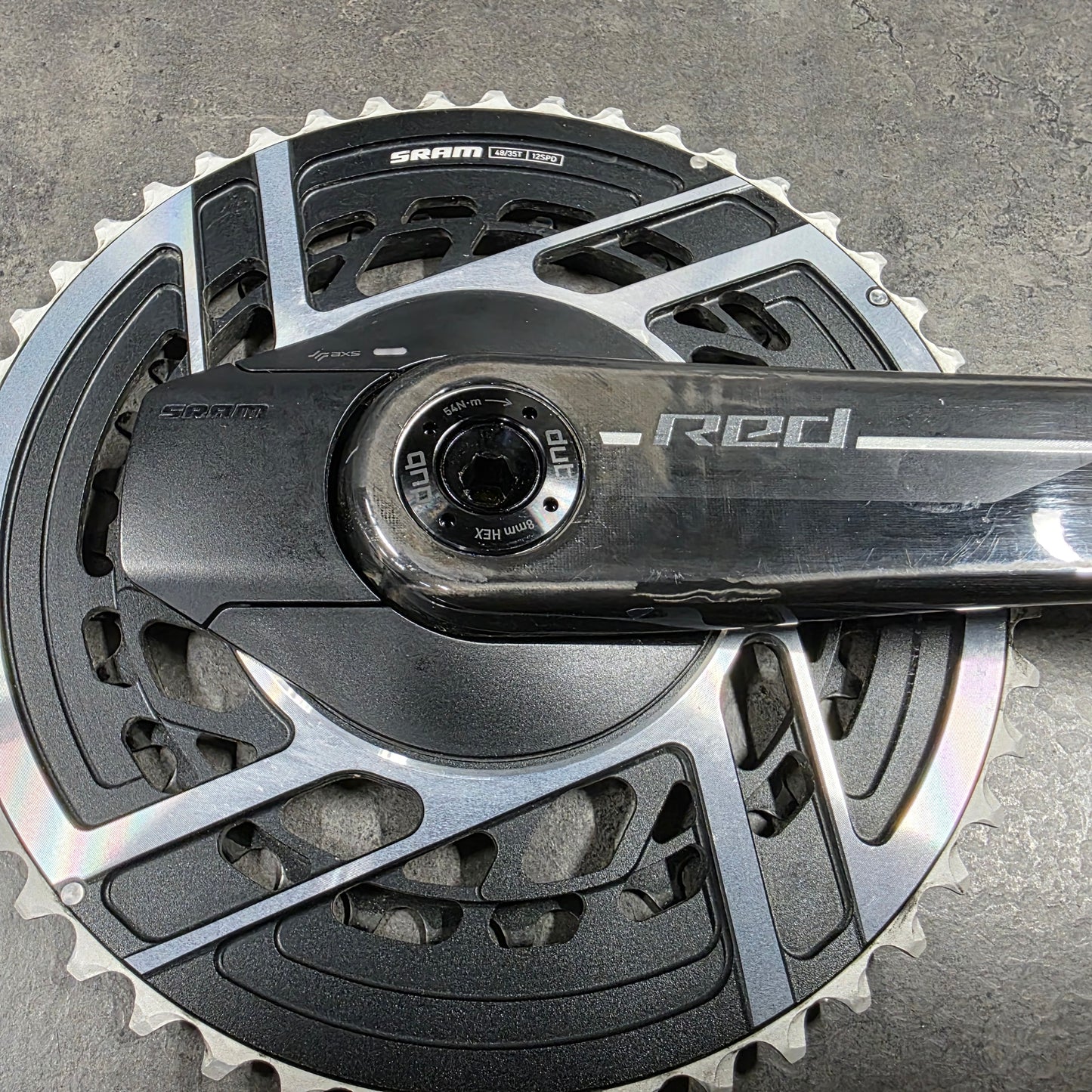 SRAM RED E1 Quarq Powermeter crankset 175mm DUB 48/35