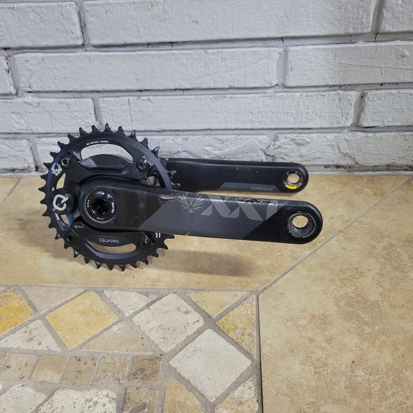 Sram xx1 Quarq Powermeter Carbon crankset Dub Boost 175mm 34t