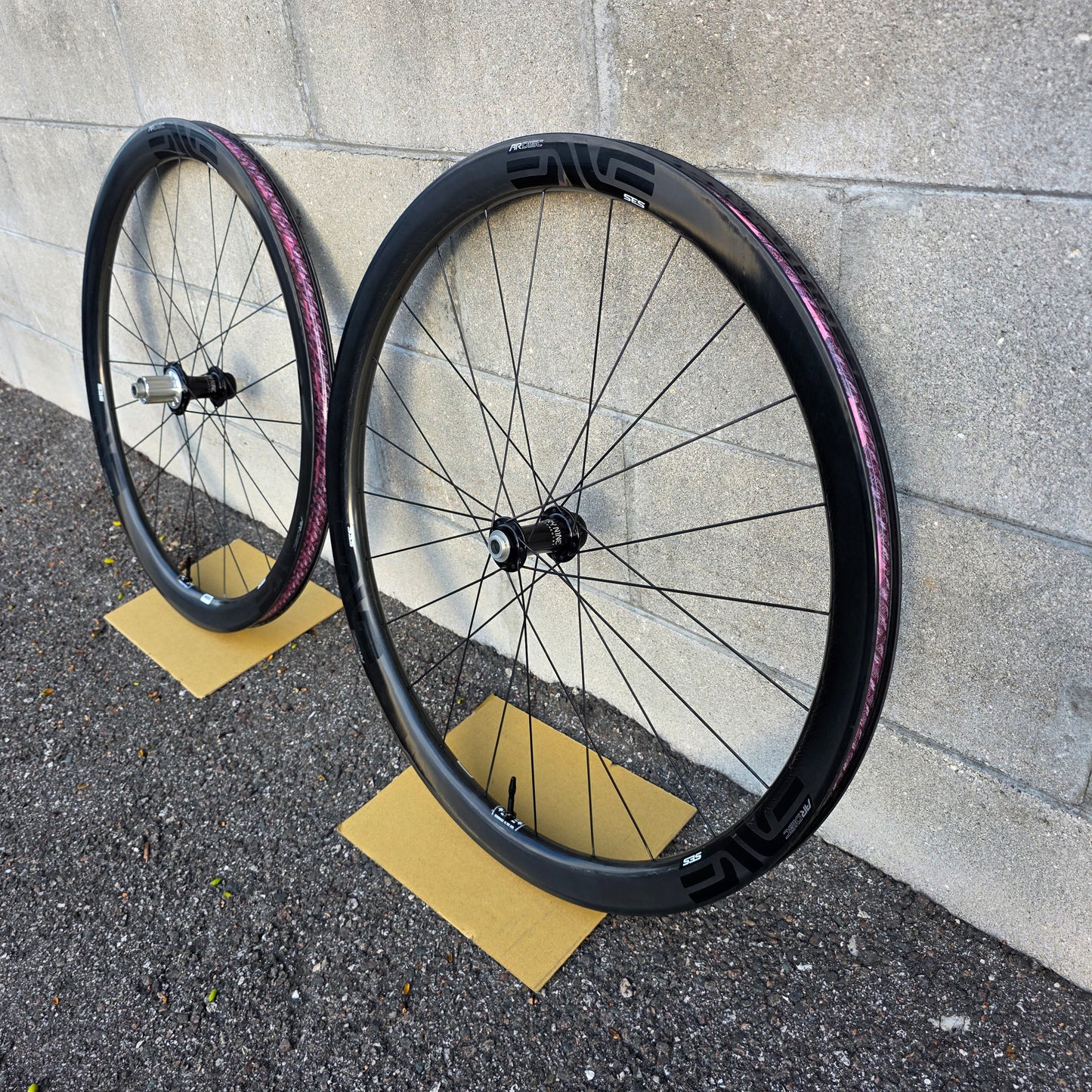 ENVE SES 3.4 AR Disc Carbon Wheelset Industry Nine Gravel Road