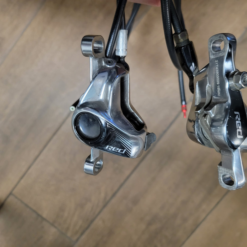 SRAM RED hydraulic post mount calipers South Tampa Bicycle Co.